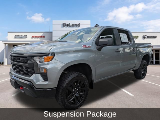 Used 2024 Chevrolet Silverado 1500 Custom Trail Boss w/ LPO, Dark Essentials Package AWD/4WD image 8
