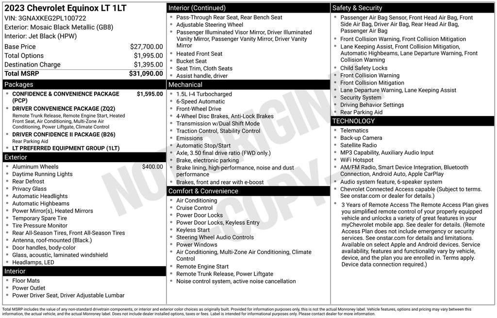Used 2023 Chevrolet Equinox LT image 4