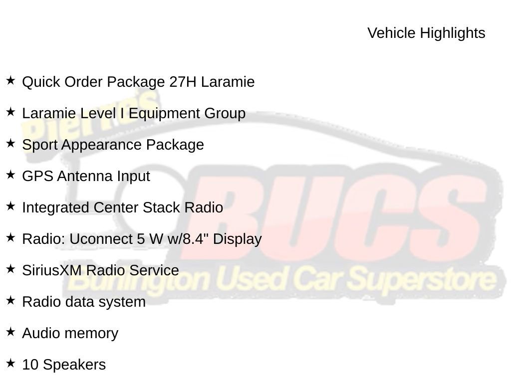Used 2022 RAM 1500 Laramie w/ Sport Appearance Package image 11