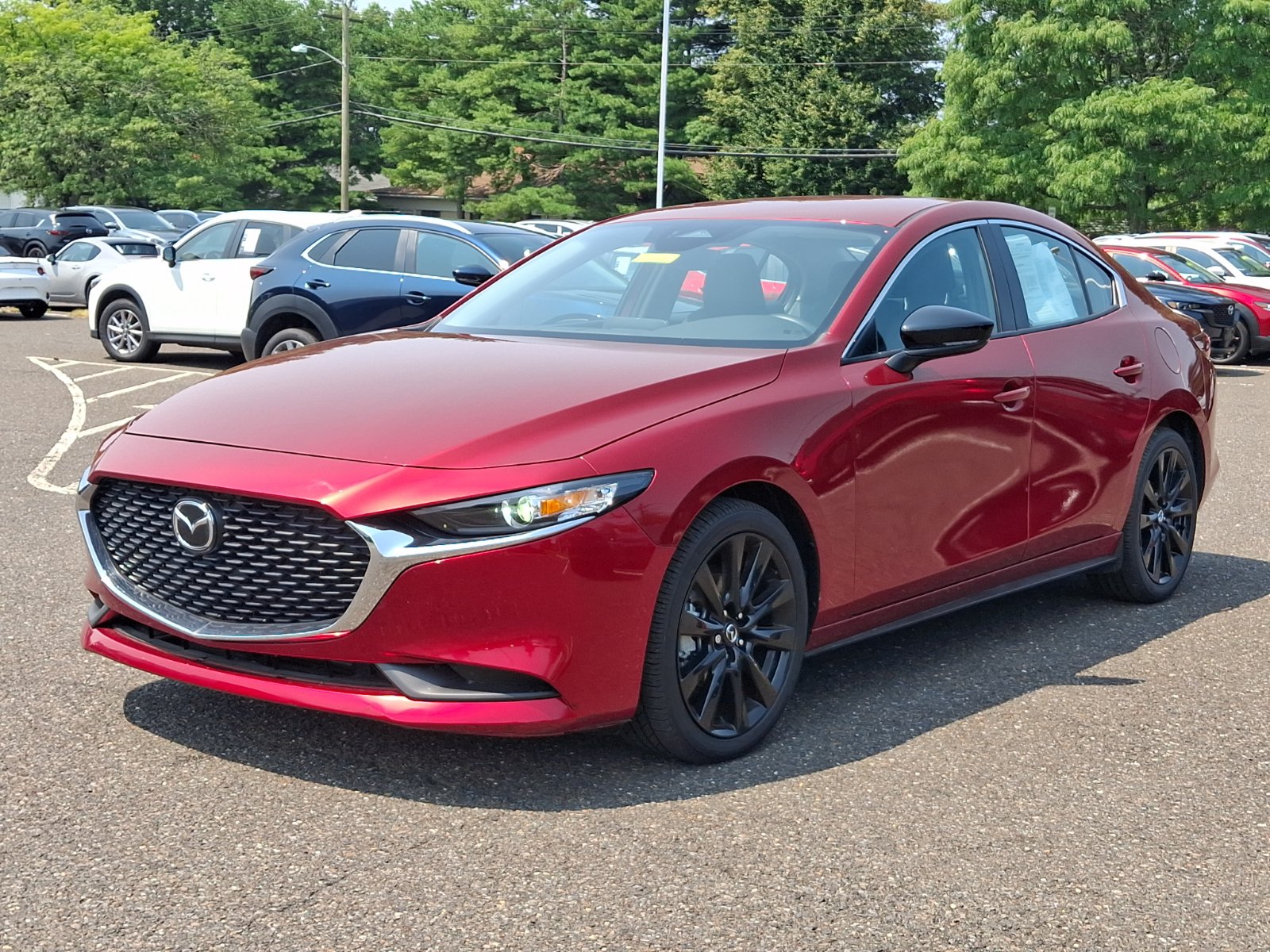 Certified 2025 MAZDA MAZDA3 s FWD image 3