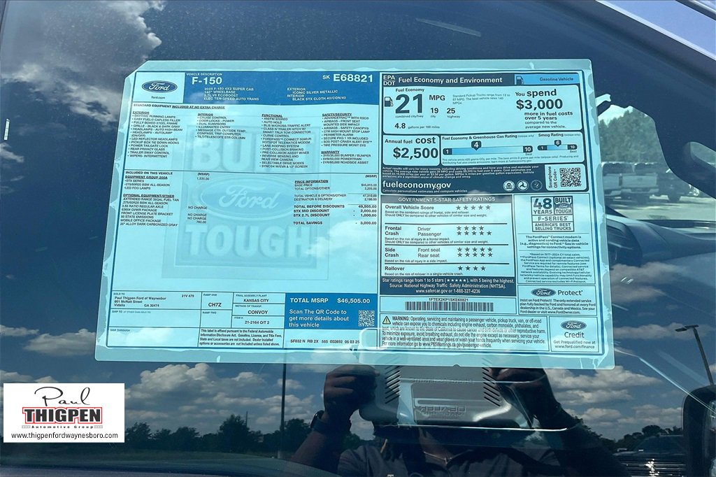 New 2025 Ford F150 STX w/ Equipment Group 200A image 14