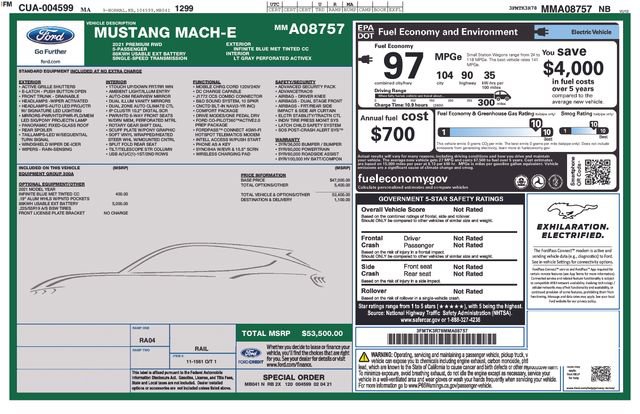 Certified 2021 Ford Mustang Mach-E Premium image 31