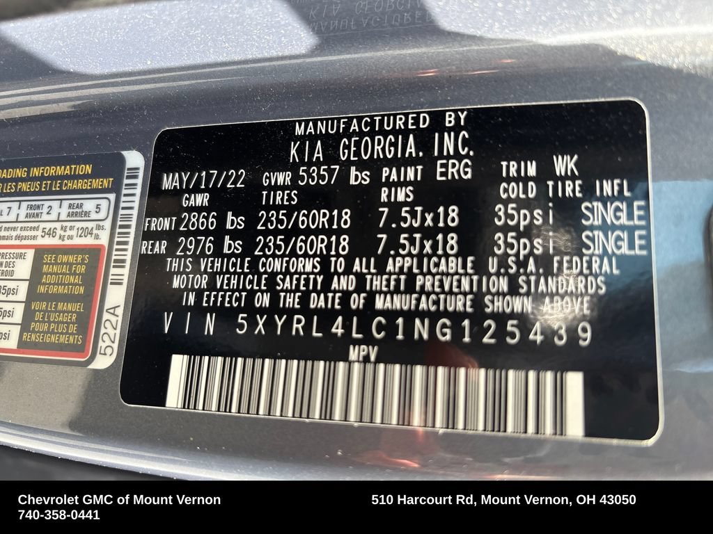 Used 2022 Kia Sorento S FWD image 32