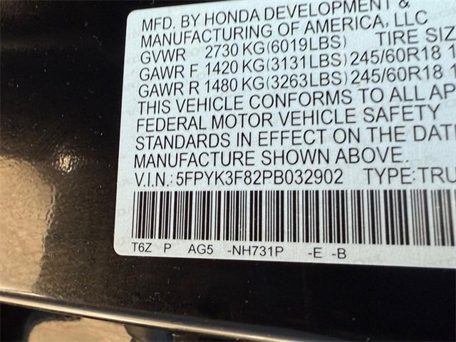 Certified 2023 Honda Ridgeline Black Edition image 24