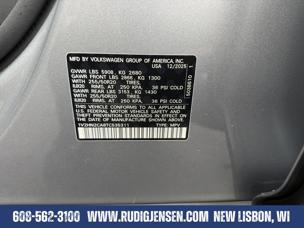 Used 2026 Volkswagen Atlas SE AWD/4WD image 32