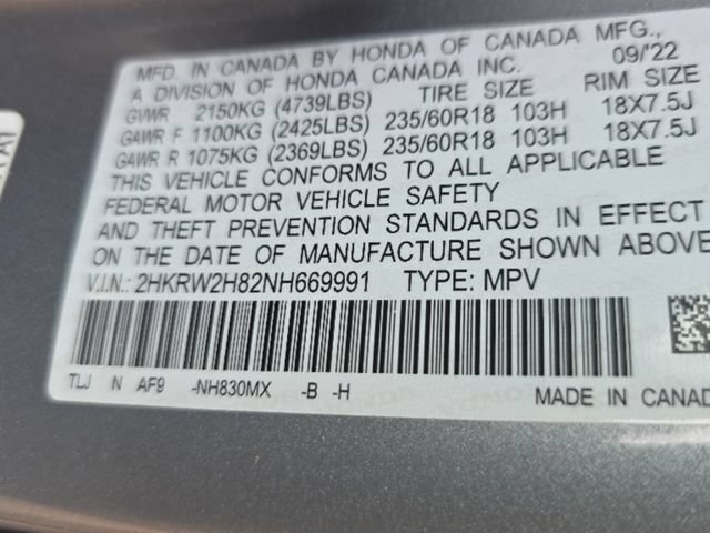 Used 2022 Honda CR-V EX-L image 30