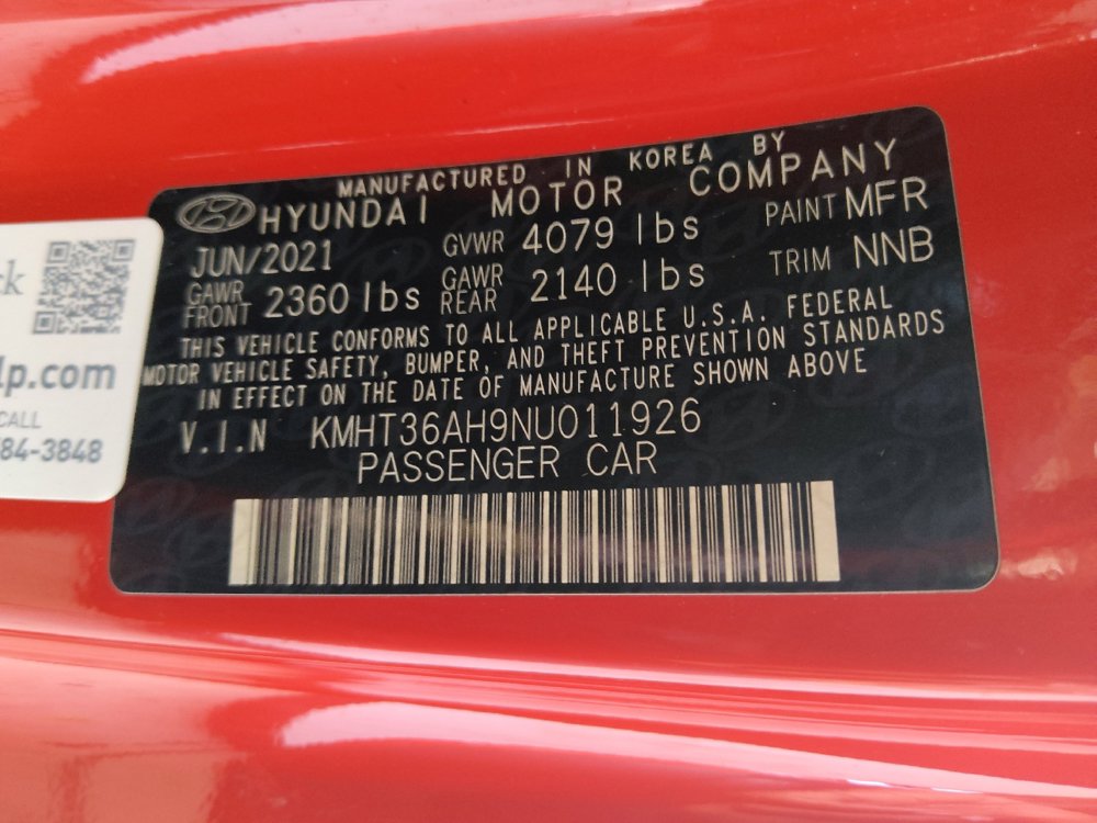 Used 2022 Hyundai Veloster N FWD image 33