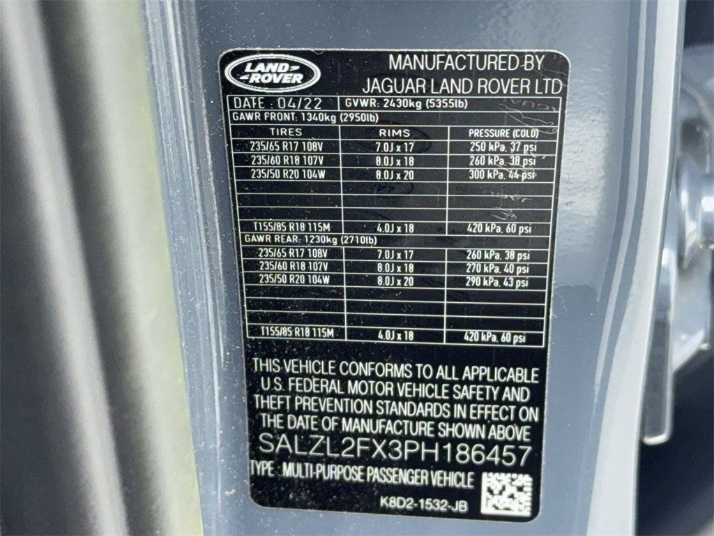 Used 2023 Land Rover Range Rover Evoque R-Dynamic SE image 58