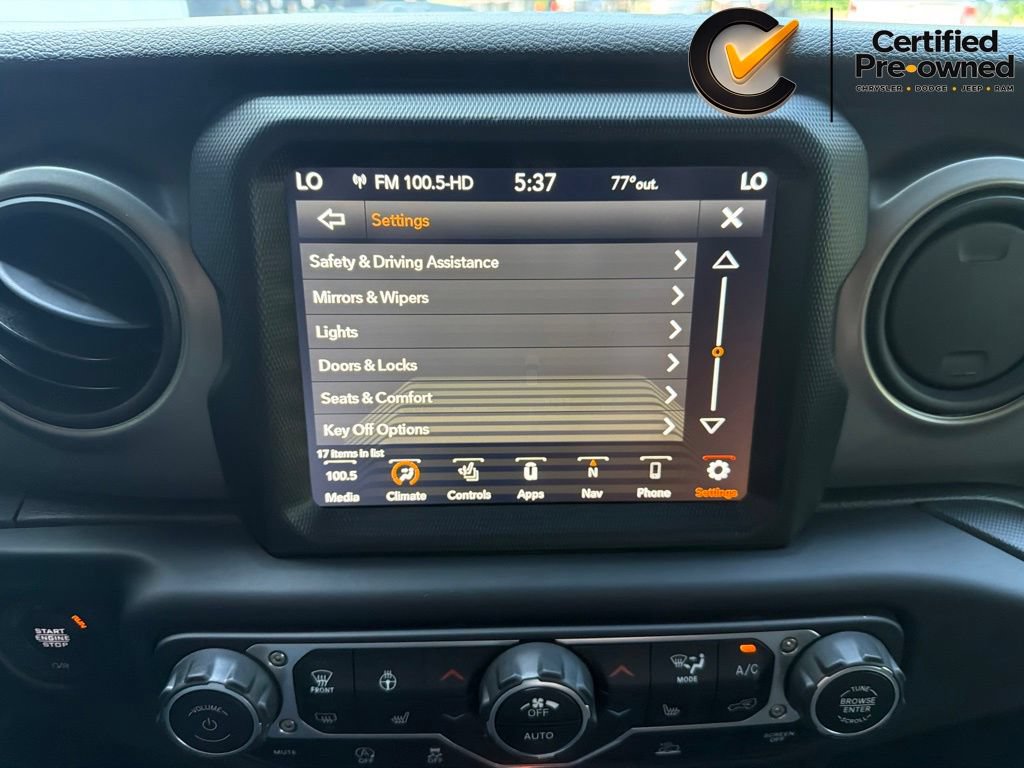 Certified 2021 Jeep Gladiator Sport AWD/4WD image 73