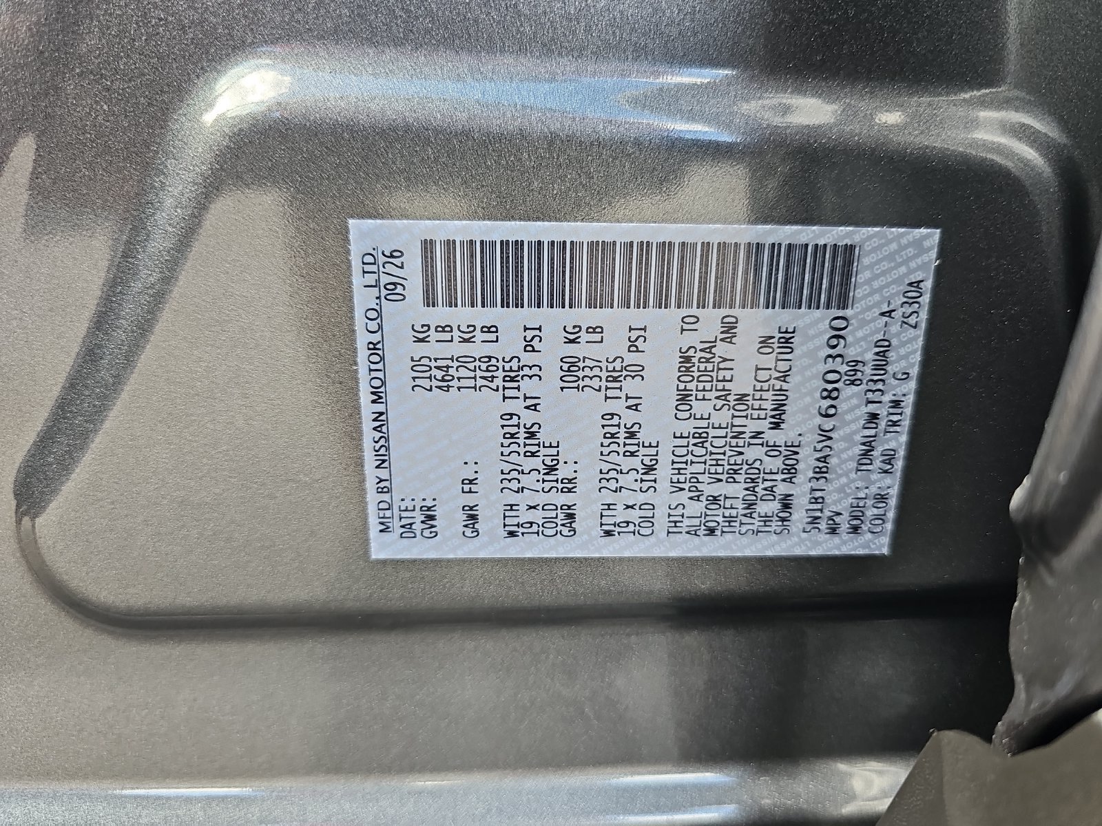 New 2027 Nissan Rogue Dark Armor FWD image 33