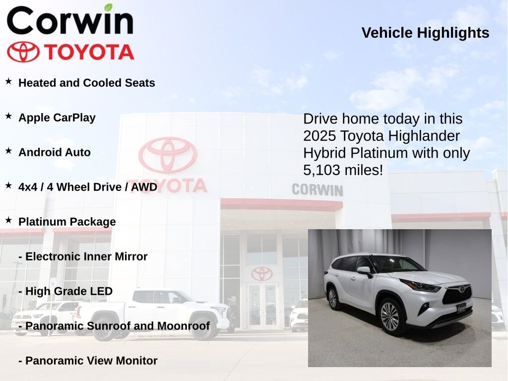 Used 2025 Toyota Highlander Platinum image 7