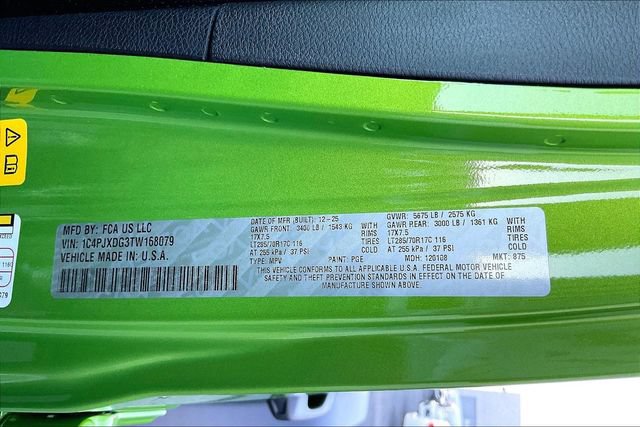 New 2026 Jeep Wrangler Unlimited Sport AWD/4WD image 15