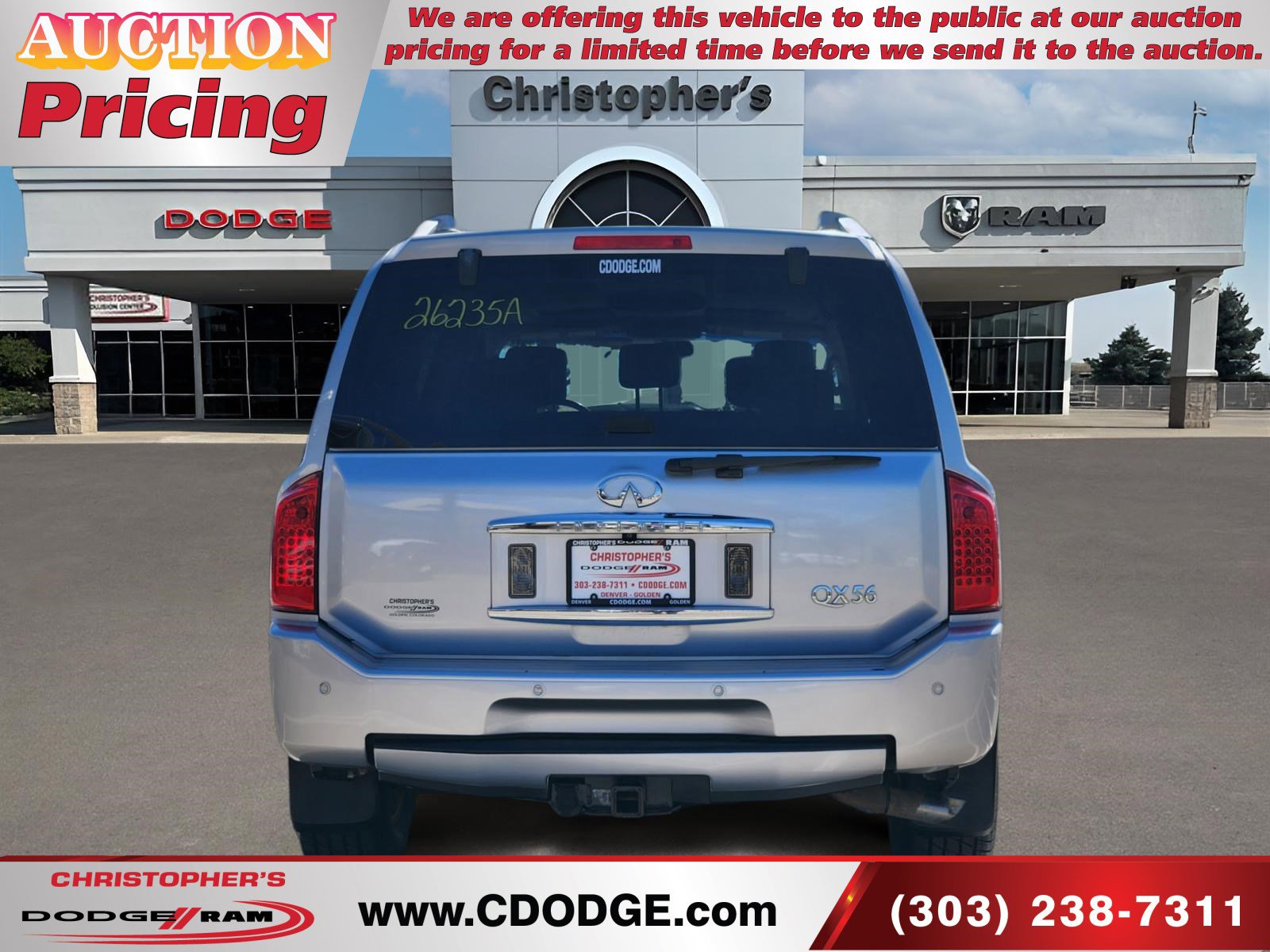 Used 2004 INFINITI QX56 4WD w/ Smart Vision Pkg image 4