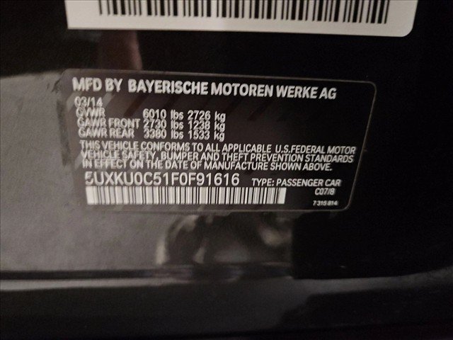 Used 2015 BMW X6 sDrive35i RWD image 26