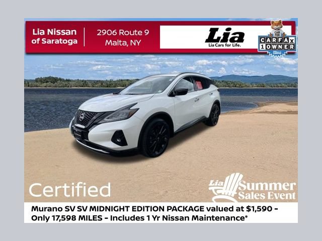 Certified 2024 Nissan Murano SV w/ SV Midnight Edition Package