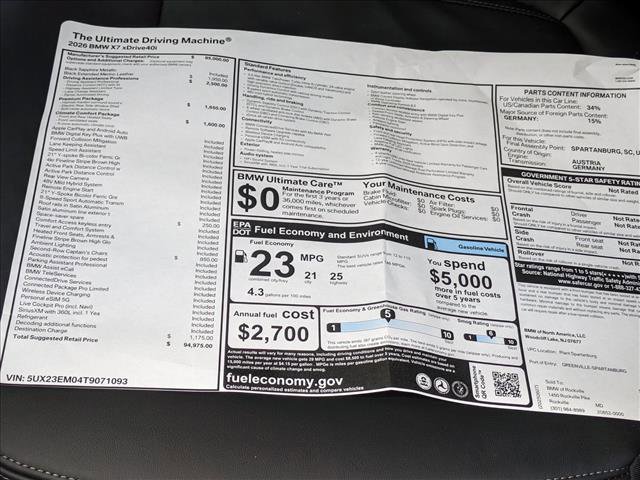 Certified 2026 BMW X7 xDrive40i image 19