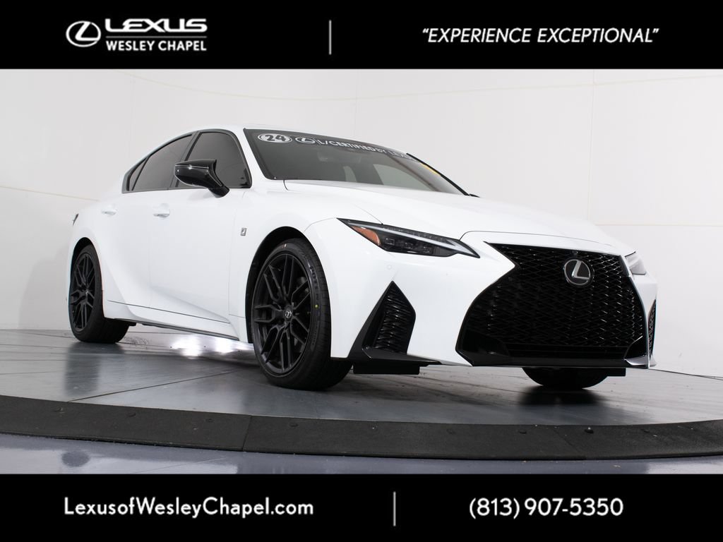 Certified 2024 Lexus IS 350 F Sport w/ Blackout Package