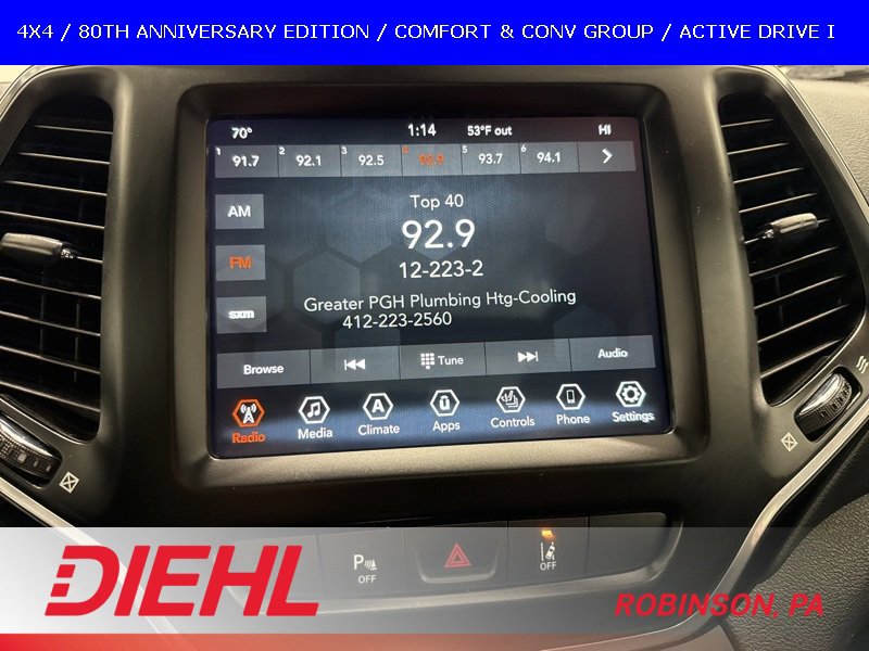 Certified 2021 Jeep Cherokee Latitude Lux 80th Anniv w/ Quick Order Package 26U 80TH image 29