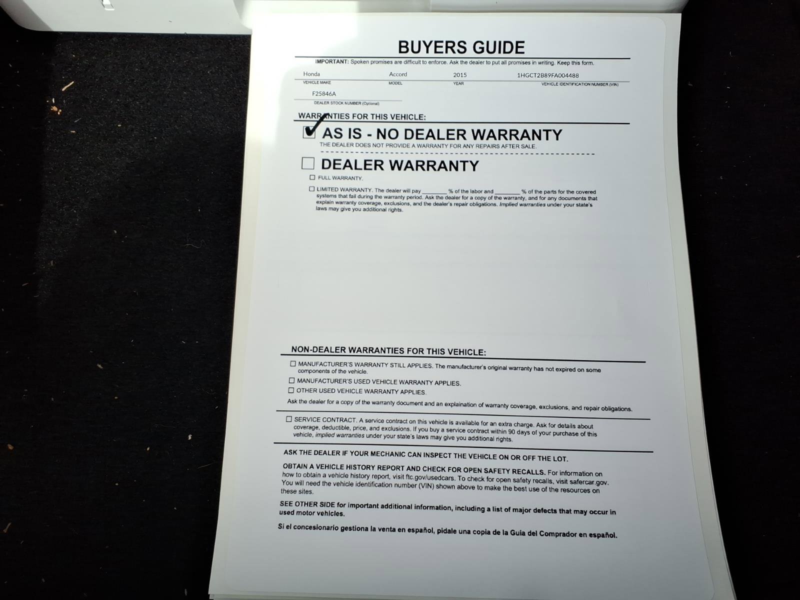 Used 2015 Honda Accord EX-L image 35