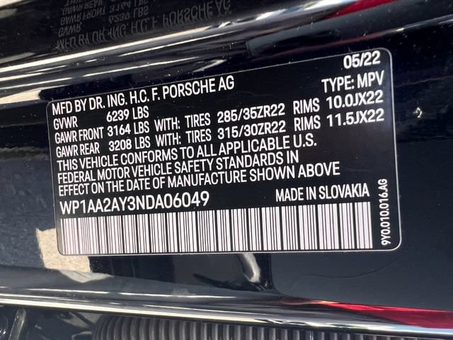Used 2022 Porsche Cayenne Platinum Edition AWD/4WD image 40