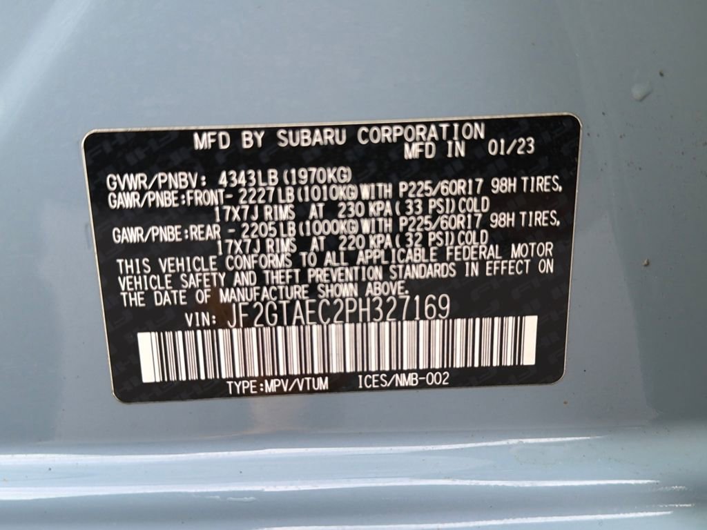 Certified 2023 Subaru Crosstrek 2.0i Premium image 52