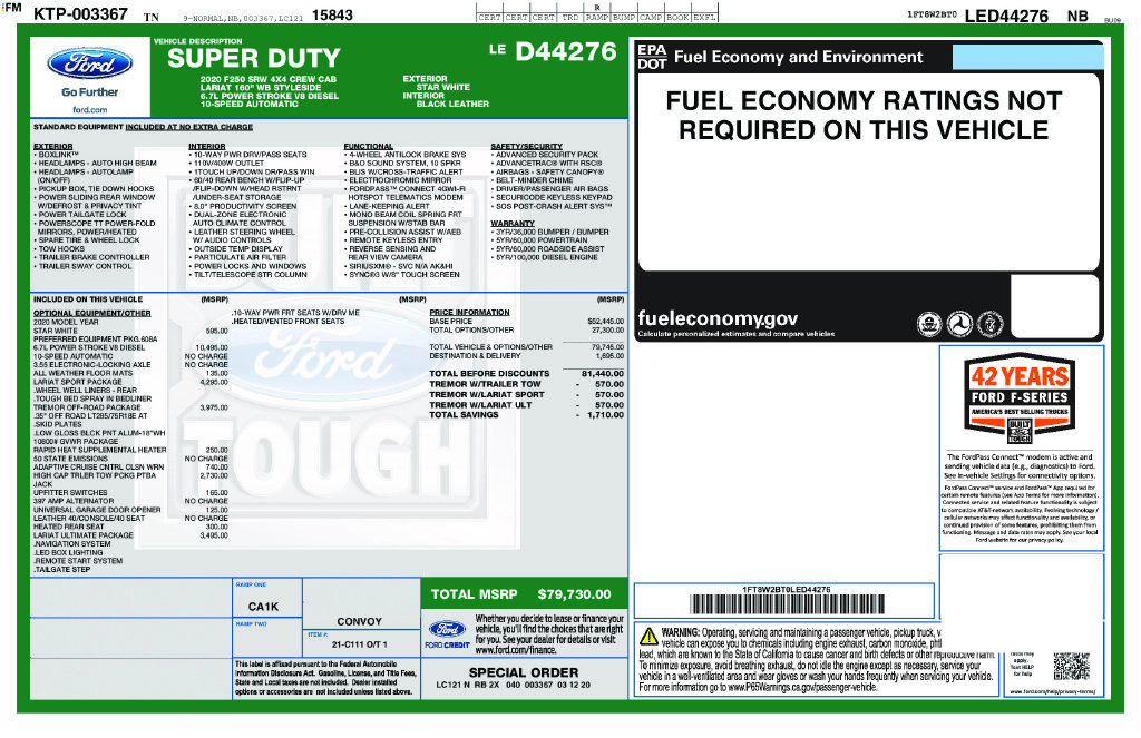 Used 2020 Ford F250 Lariat AWD/4WD image 35