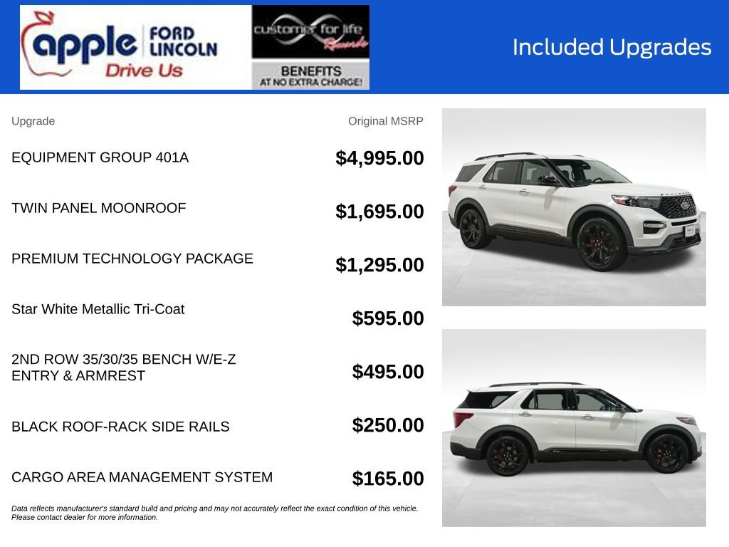 Used 2021 Ford Explorer ST w/ Equipment Group 401A AWD/4WD image 4