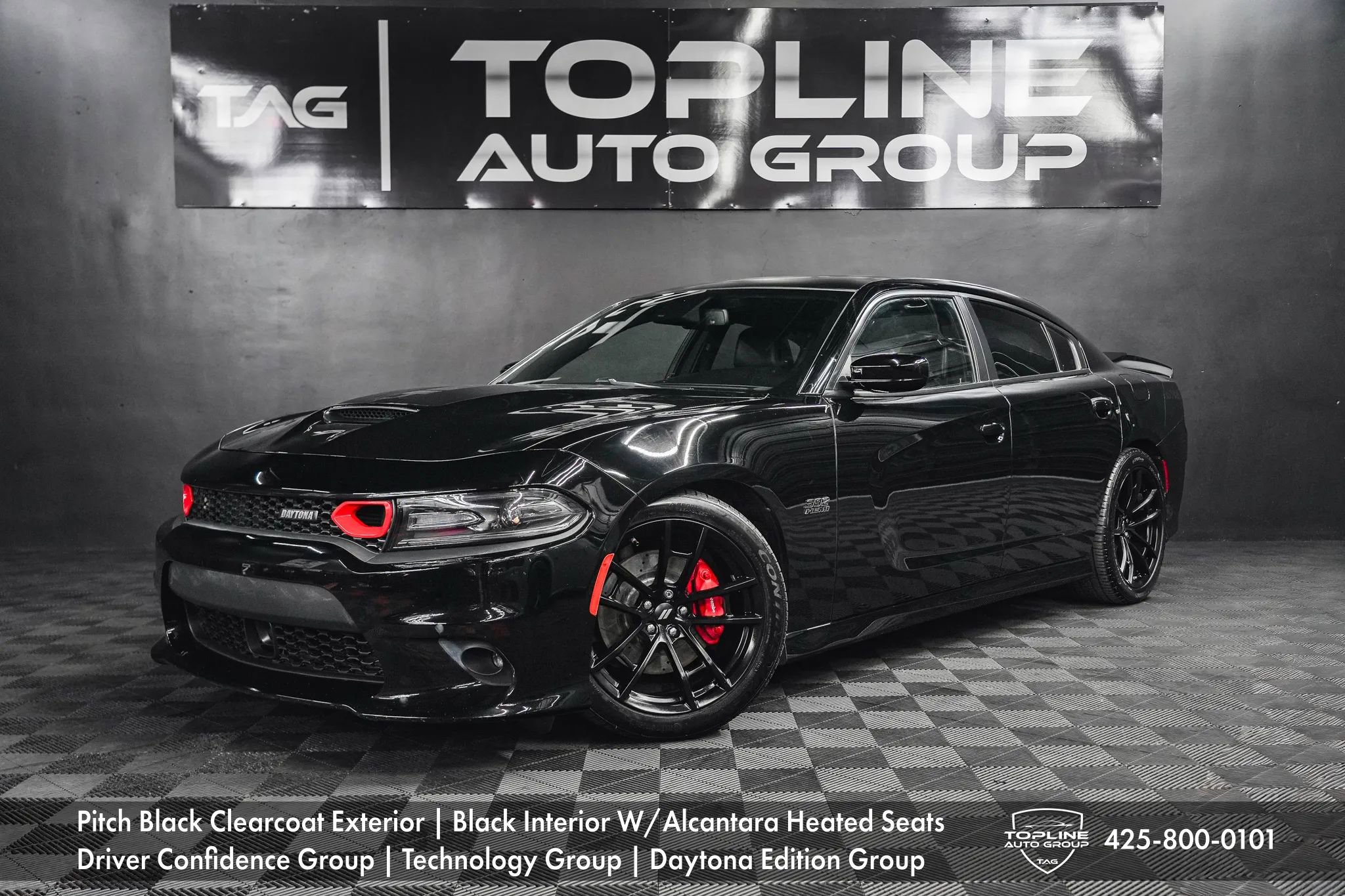 Used 2019 Dodge Charger Scat Pack w/ Daytona Edition Group RWD image 1