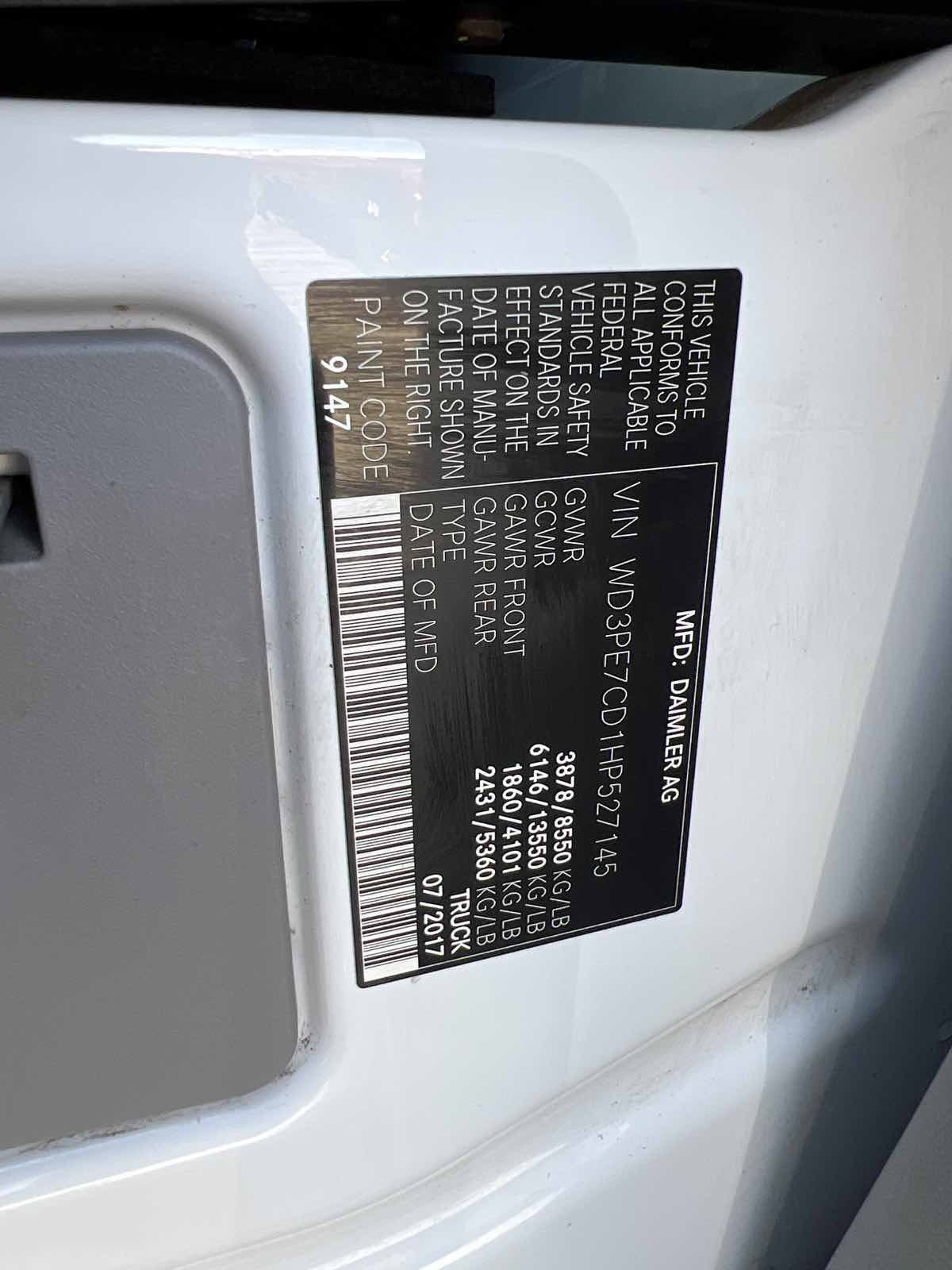 Used 2017 Mercedes-Benz Sprinter 2500 image 21