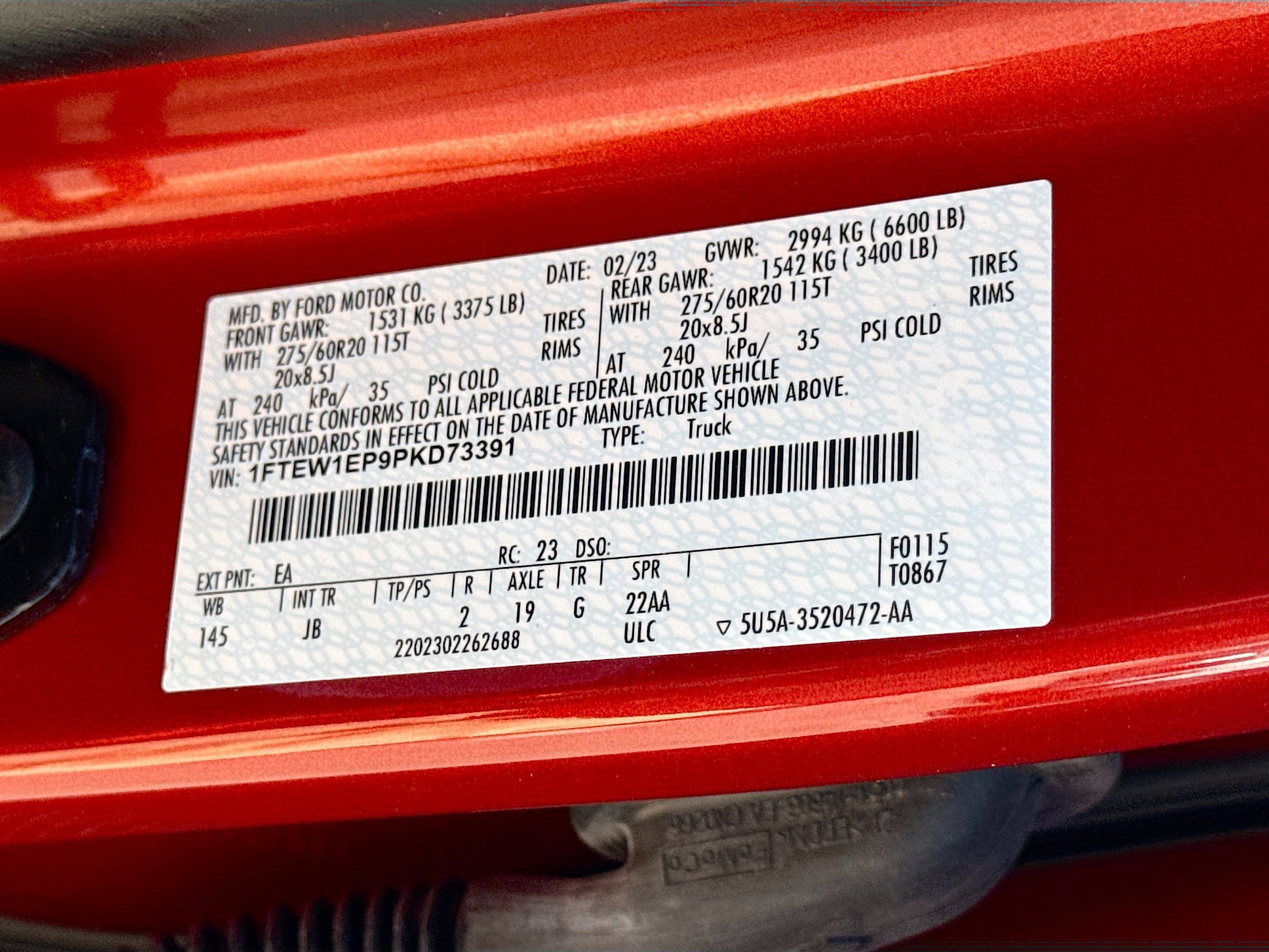 Used 2023 Ford F150 XL w/ STX Appearance Package image 43