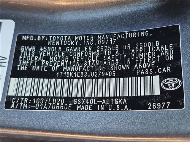 Used 2018 Toyota Avalon XLE FWD image 14