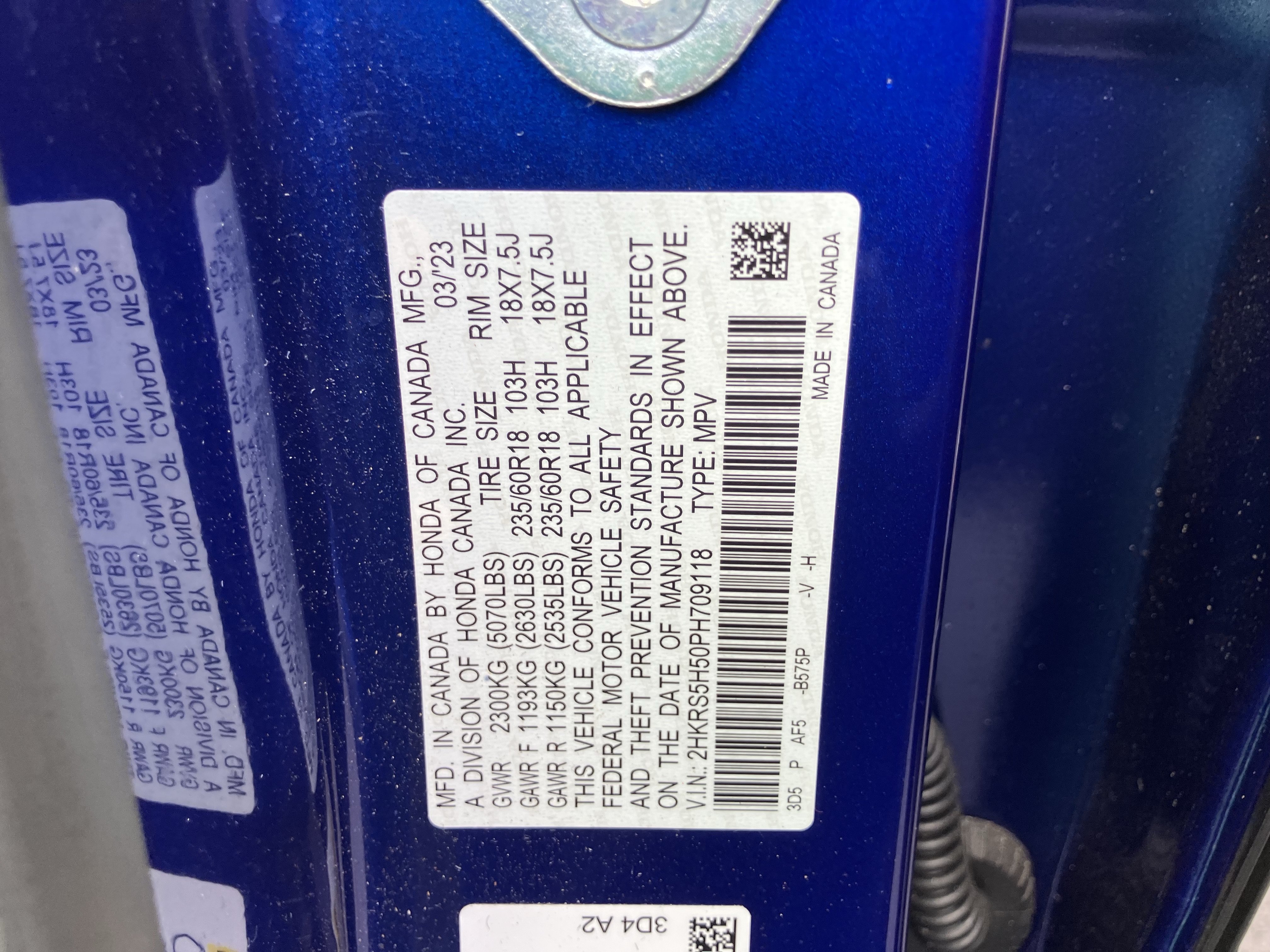 Certified 2023 Honda CR-V Sport image 37