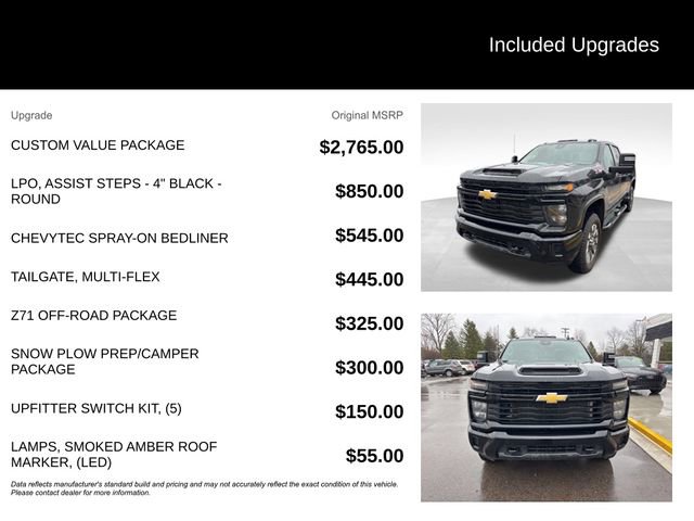 Used 2024 Chevrolet Silverado 2500 Custom w/ Custom Value Package image 8