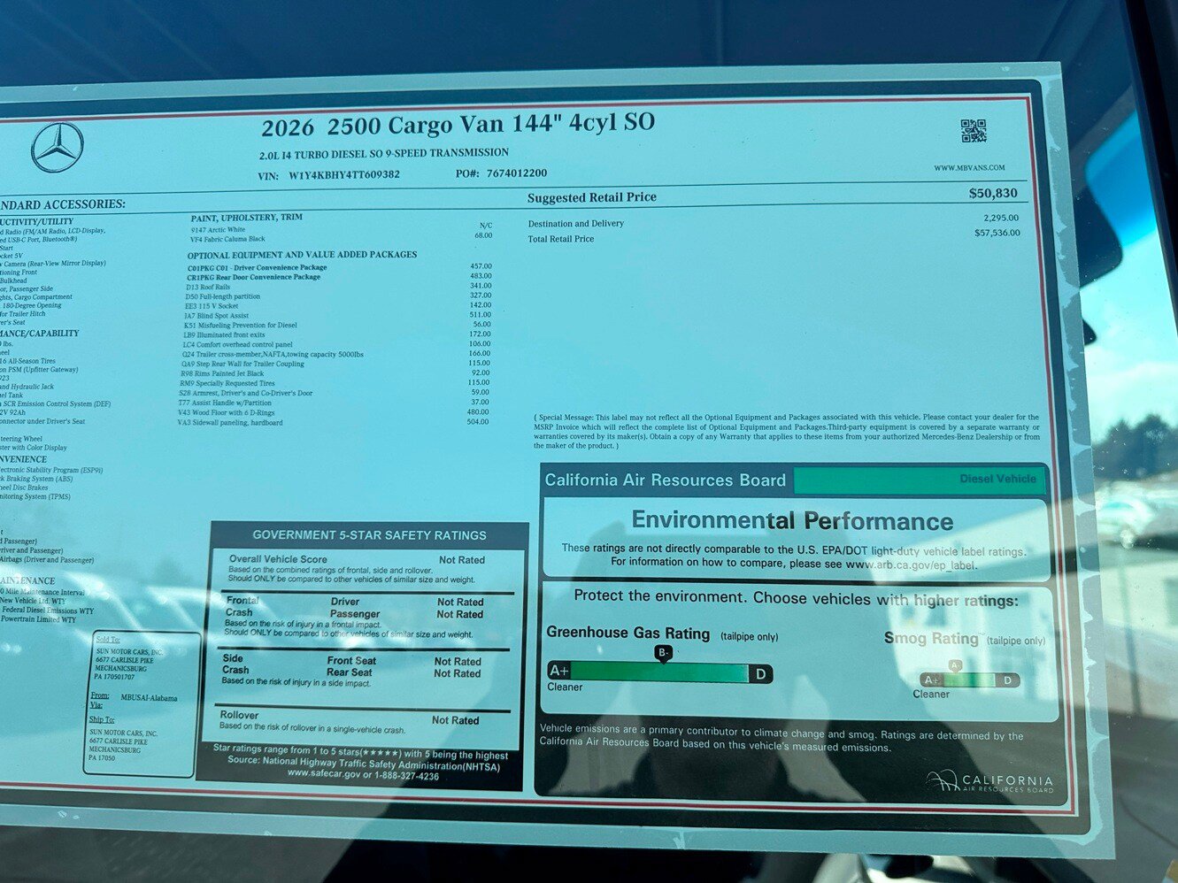 New 2026 Mercedes-Benz Sprinter 2500 image 23