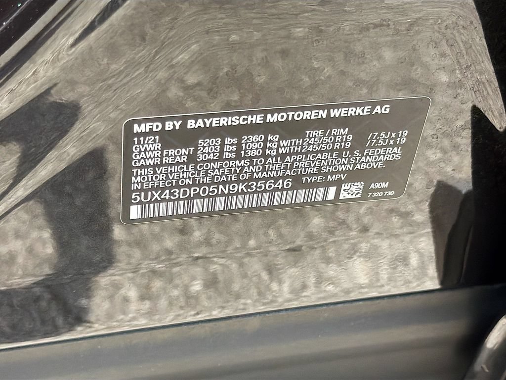Used 2022 BMW X3 sDrive30i RWD image 44