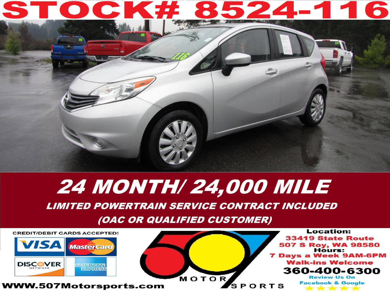 Used 2015 Nissan Versa Note SV