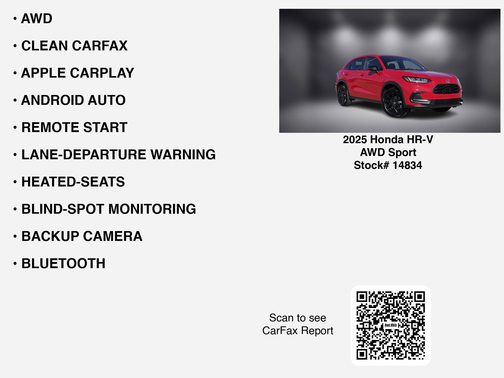 Used 2025 Honda HR-V Sport image 7