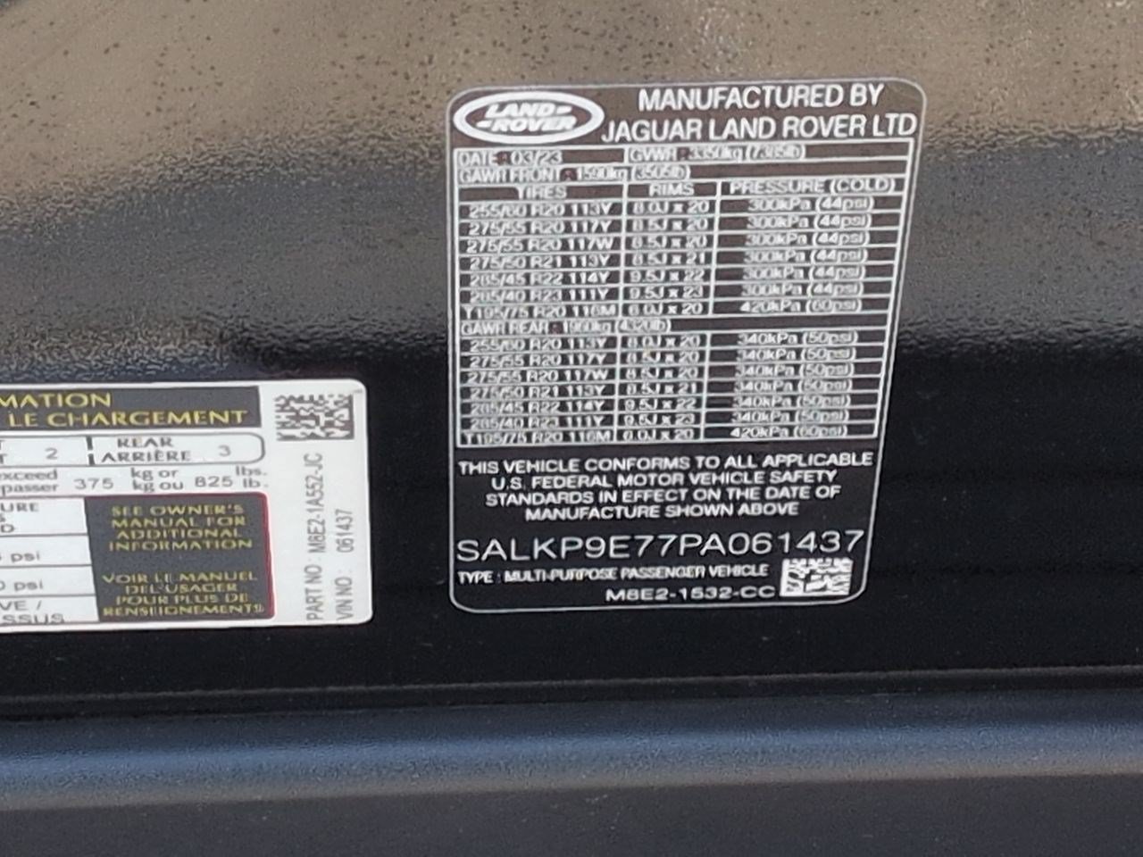 Certified 2023 Land Rover Range Rover SE AWD/4WD image 29