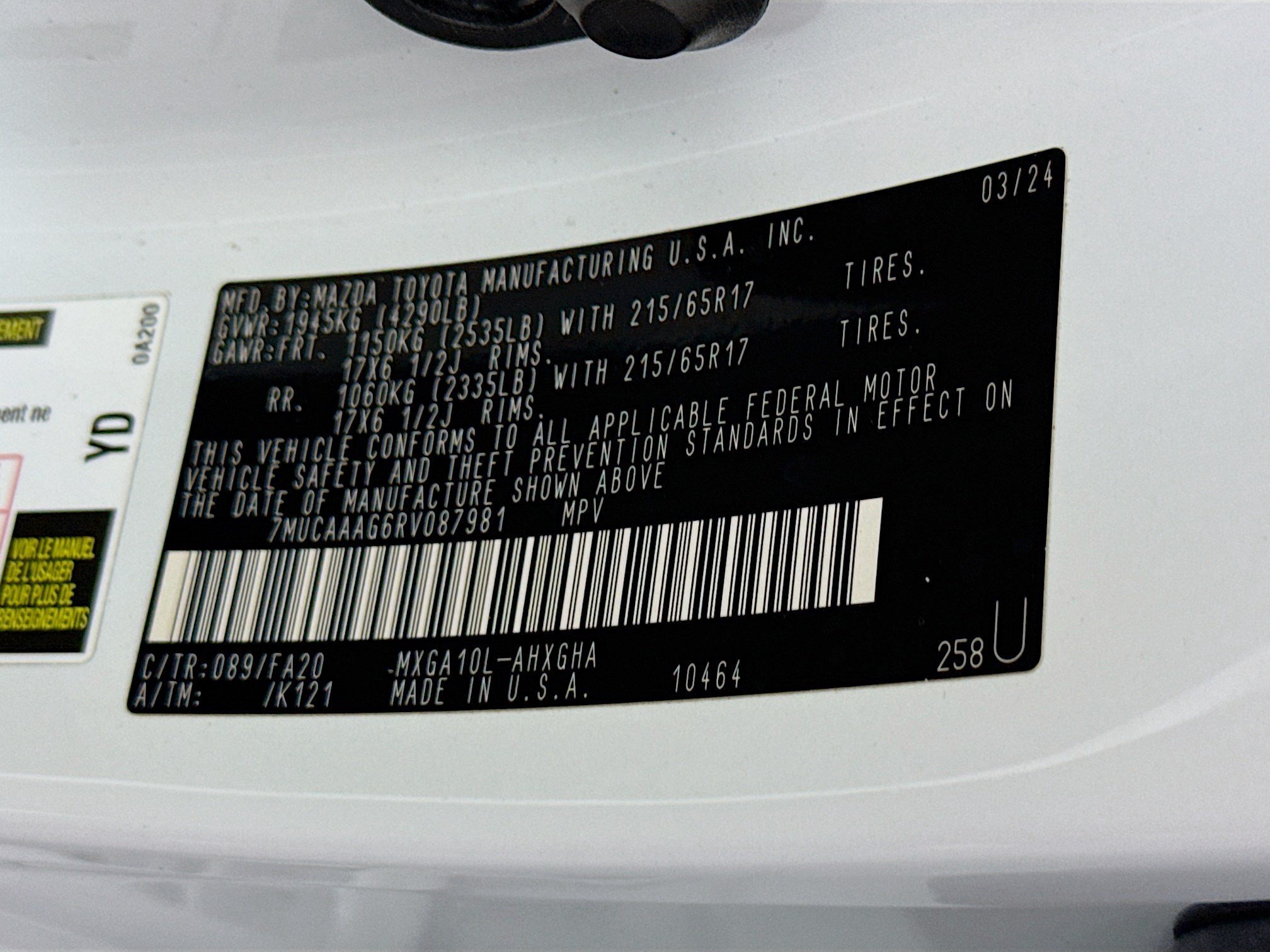 Used 2024 Toyota Corolla Cross LE FWD image 40
