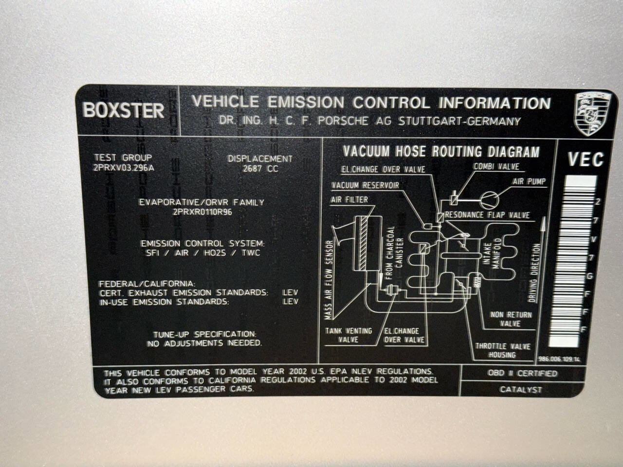Used 2002 Porsche Boxster image 21