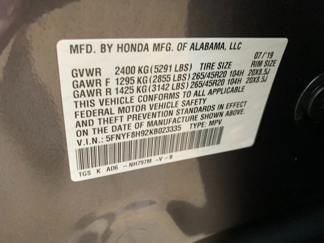 Used 2019 Honda Passport Touring image 33