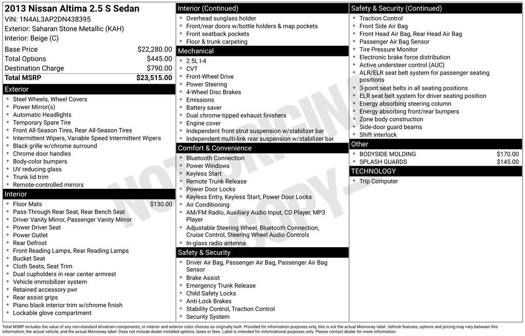 Used 2013 Nissan Altima 2.5 S image 28