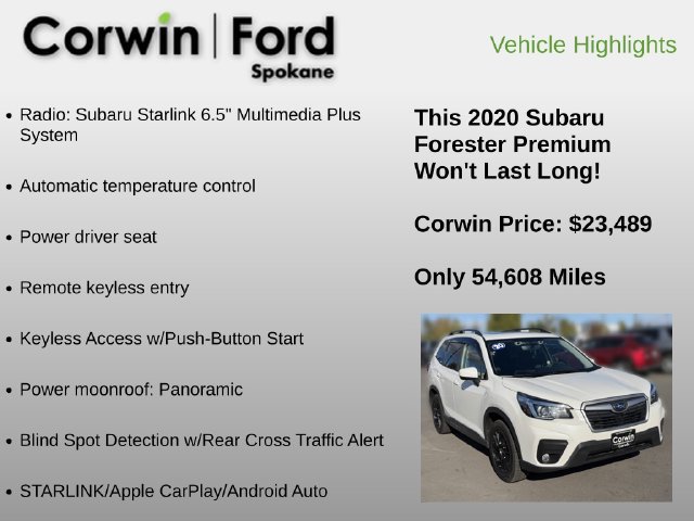 Used 2020 Subaru Forester Premium w/ Popular Package #1 AWD/4WD image 12