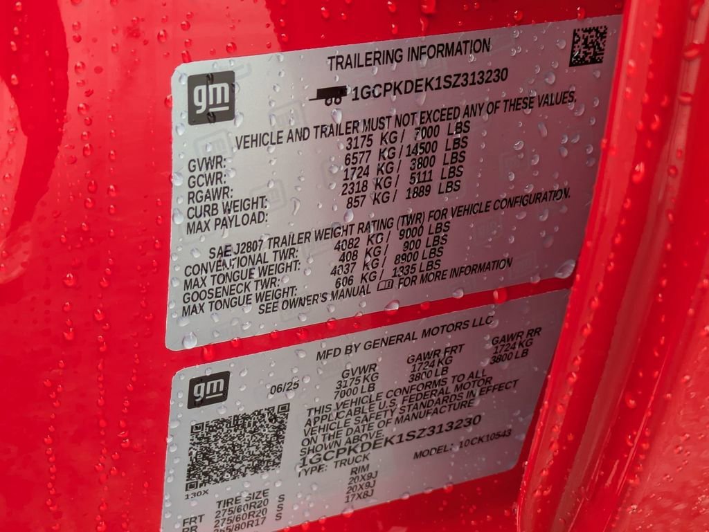 New 2025 Chevrolet Silverado 1500 LT AWD/4WD image 33
