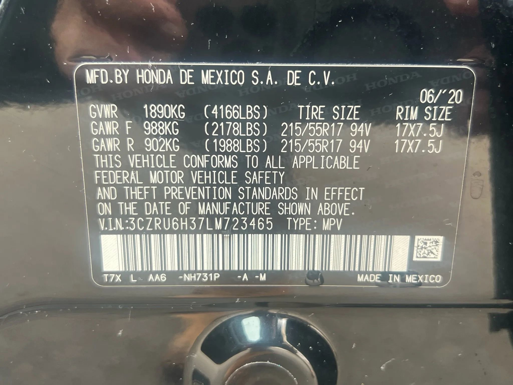 Used 2020 Honda HR-V LX image 32