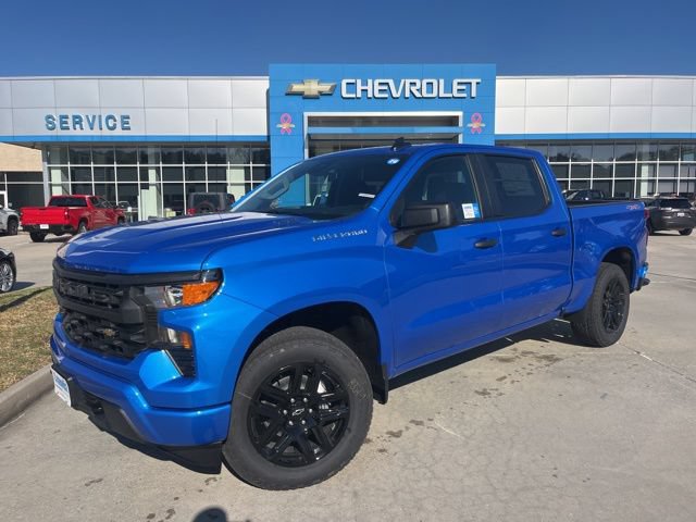 New 2026 Chevrolet Silverado 1500 Custom w/ Turbomax Blackout Package AWD/4WD image 2