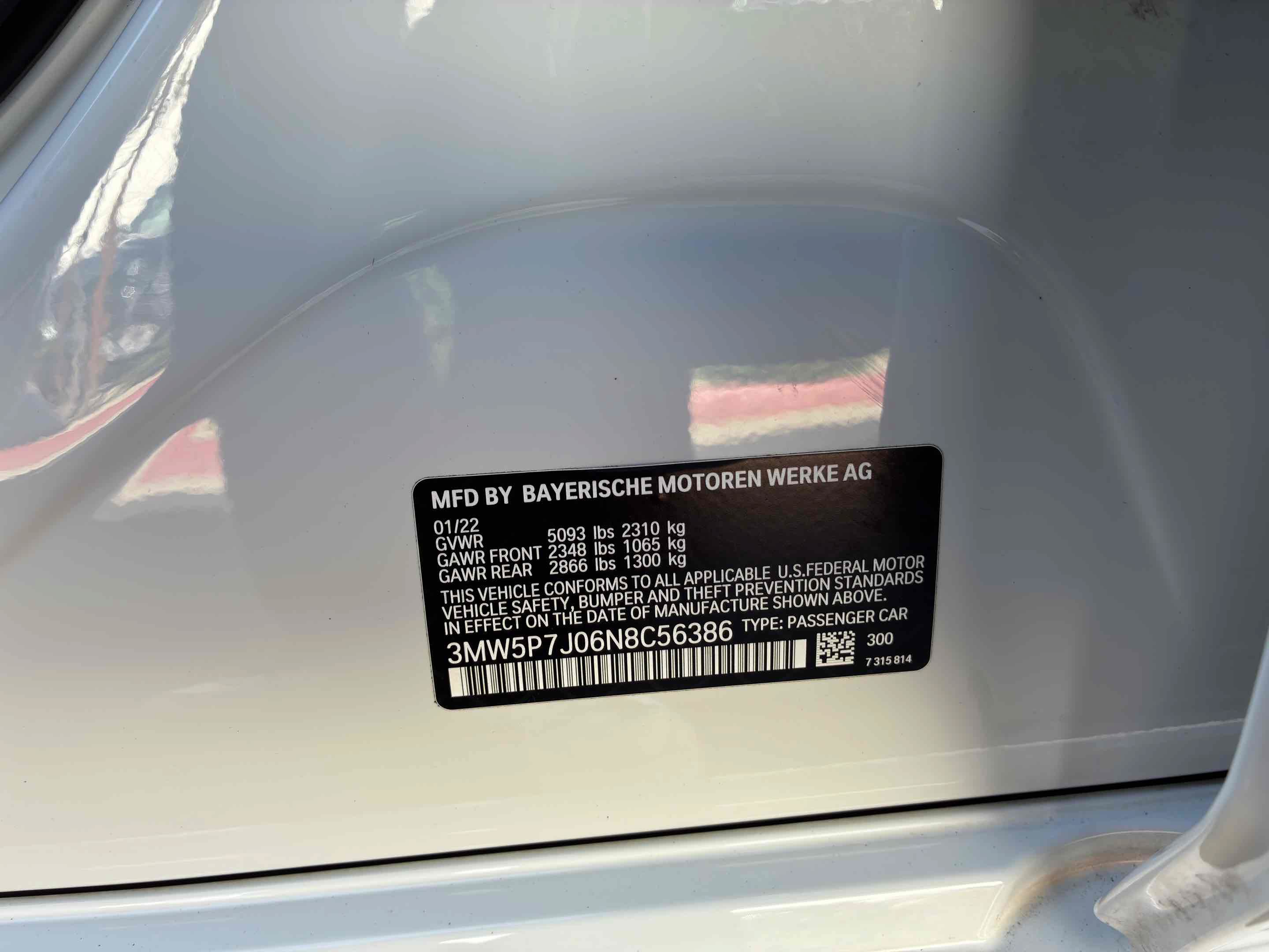 Used 2022 BMW 330e w/ Driving Assistance Package RWD image 68