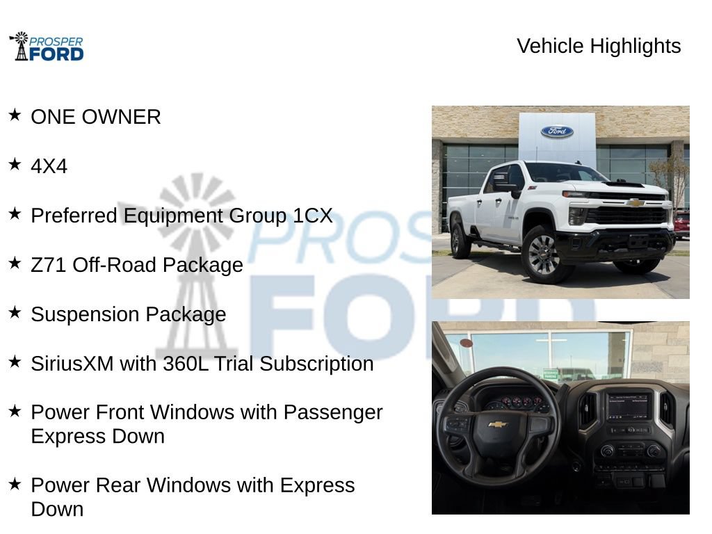Used 2025 Chevrolet Silverado 2500 Custom w/ Custom Value Package AWD/4WD image 5