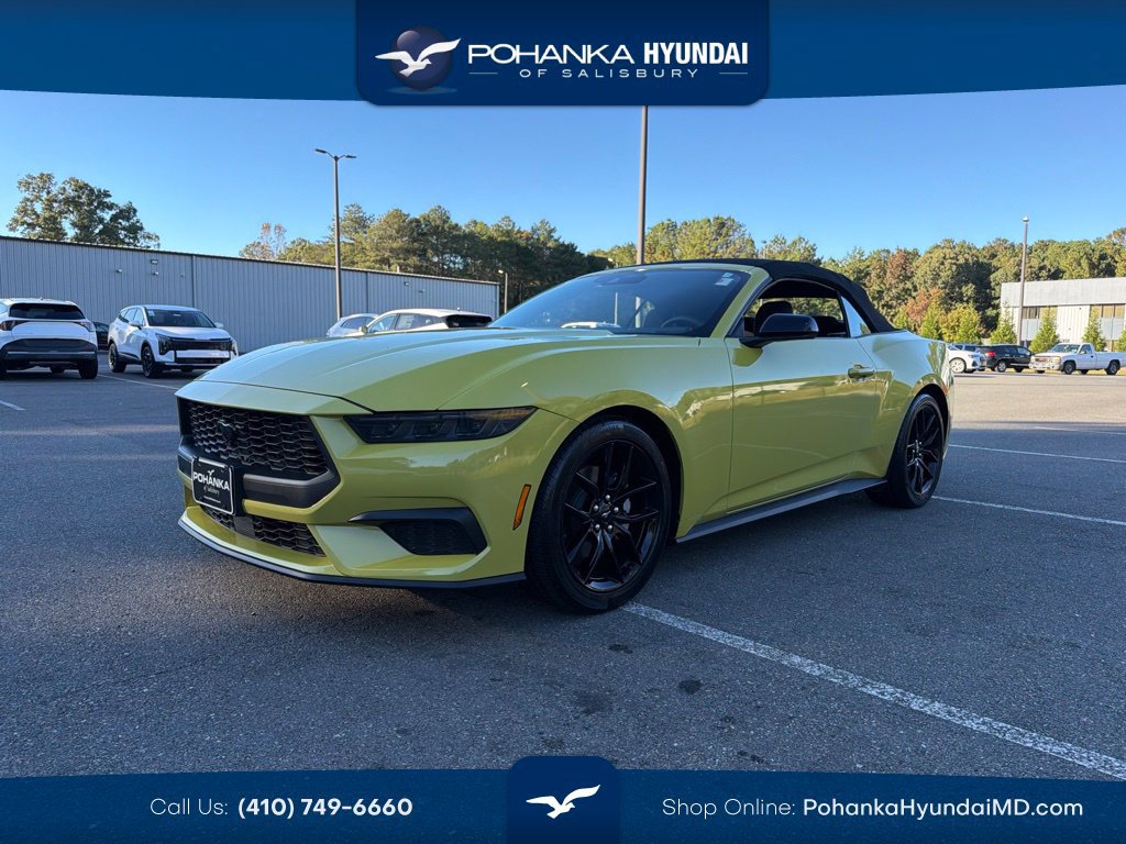 Used 2025 Ford Mustang Convertible w/ Mustang Nite Pony Package RWD image 1