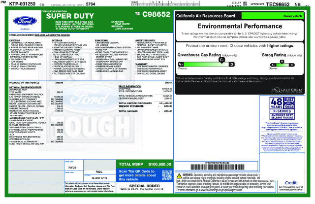 New 2026 Ford F350 King Ranch w/ Tremor Off-Road Package AWD/4WD image 2